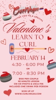 Cocktails & Curling for Valentines Lesson - 4:30 p.m.